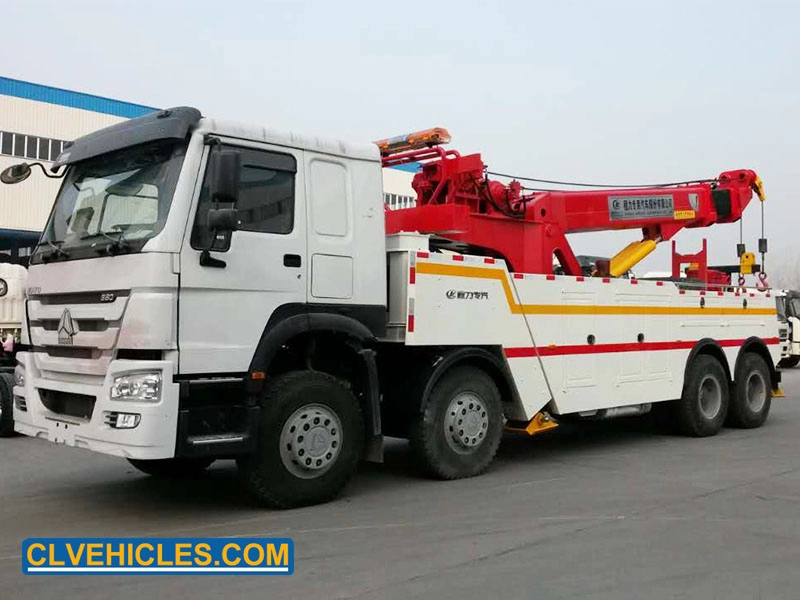 Howo 30 ton heavy duty ratotor towing truck