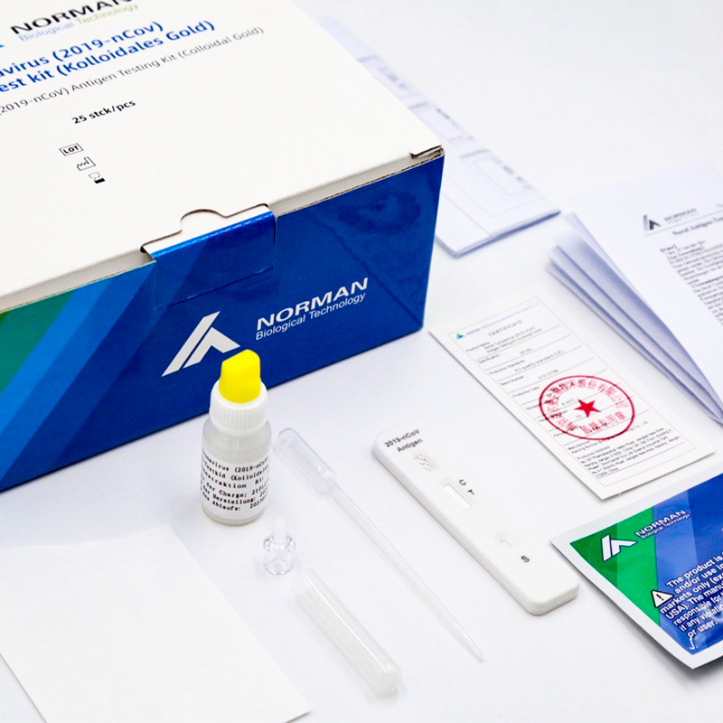 Novel Coronavirus (2019-nCoV) Paper Saliva Antigen Testing Kit (Colloidal Gold)