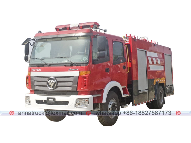 6,000 Liters Water Foam Fire Truck