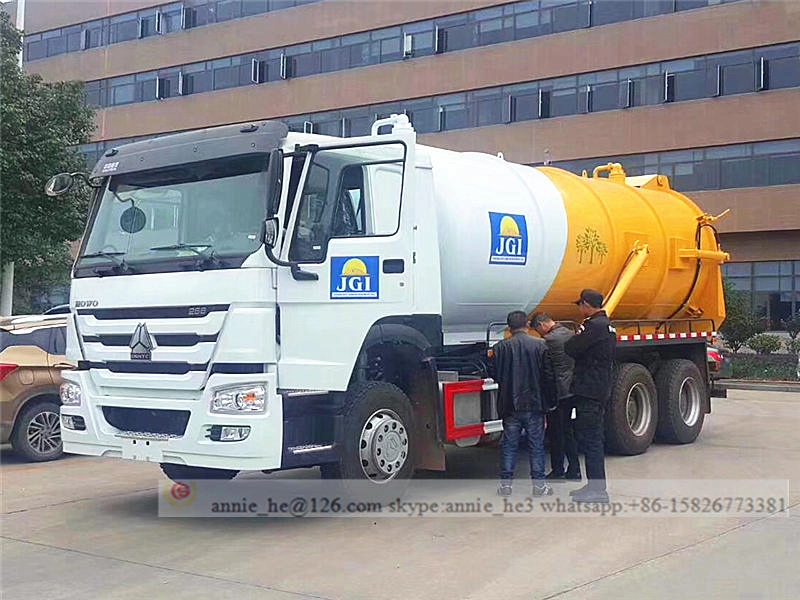 Sewage suction truck HOWO 16m³