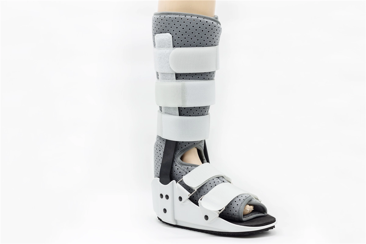 Breathable Tall  Walker fracture Boot braces with aluminum stays and air mesh foam