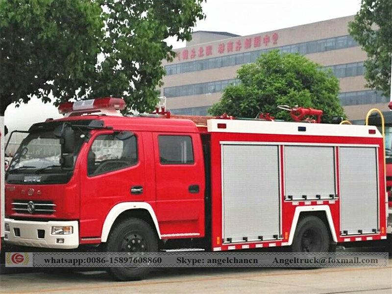Mini Size Water Tank Fire Truck 4 m3 Dongfeng
