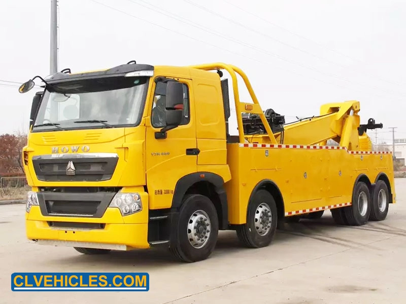 25 ton howo heavy duty integrated line of wrecker ​recovery truck