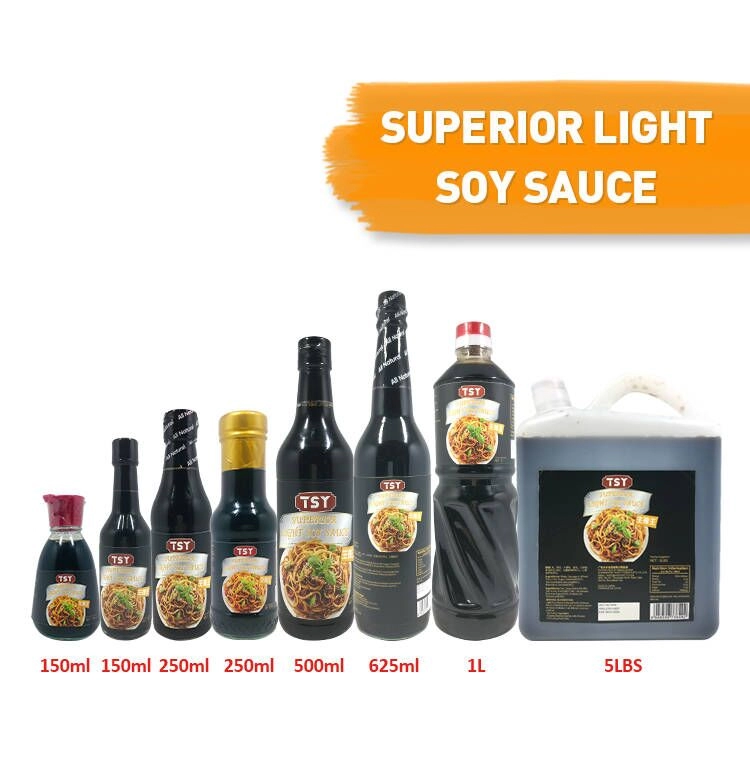 500ml glass bottle cooking light soy sauce