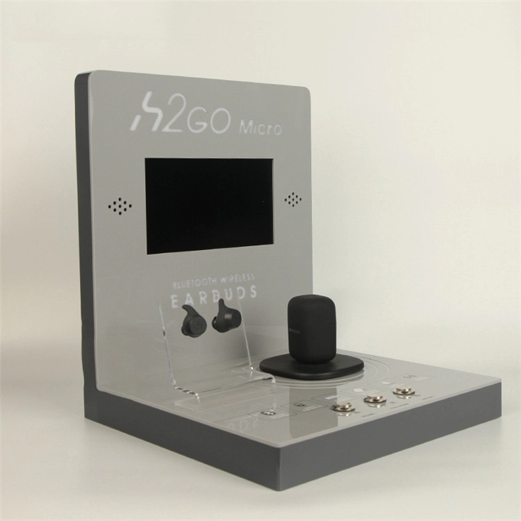 LCD earphone display rack factory customized acrylic Bluetooth earphone display rack