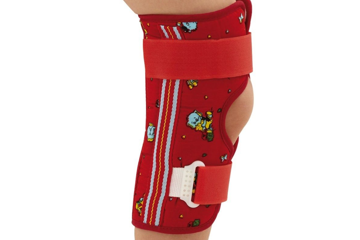 Paeidatric Knee immobilizers braces for kids Open patella designed with Aluminum hinges