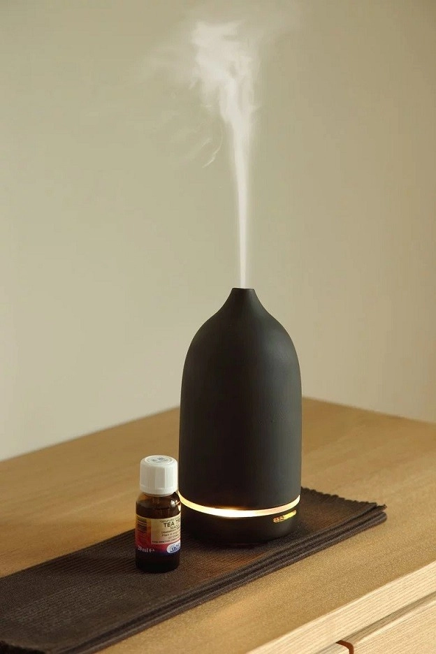 Ceramic Electronic Ultrasonic Essential Oil Diffuser for Aromatherapy