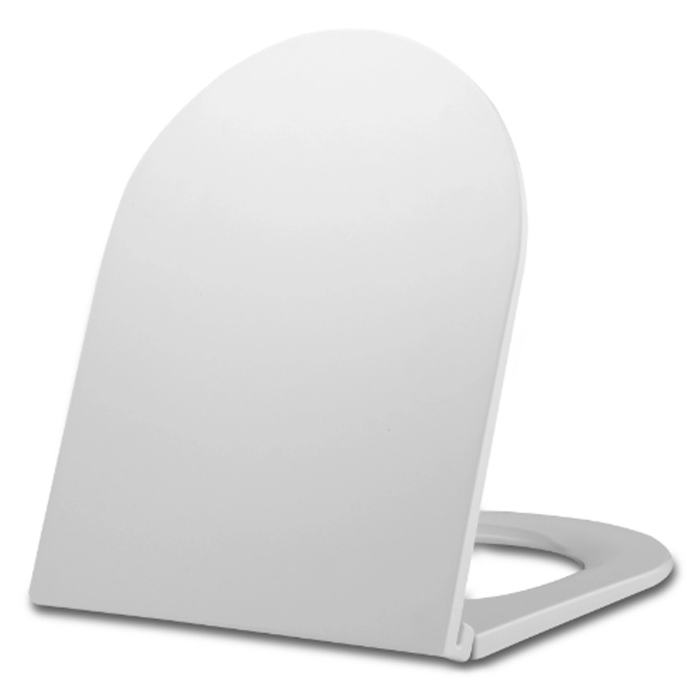 Universal D type toilet seat cover elongated closed front toilet lid replacement