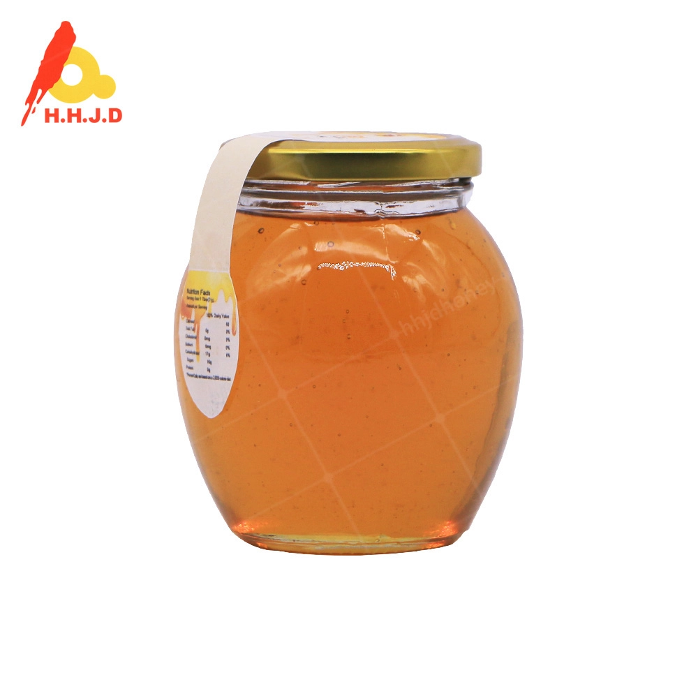 Natural Raw Sunflower Honey Factory Retail Bottle