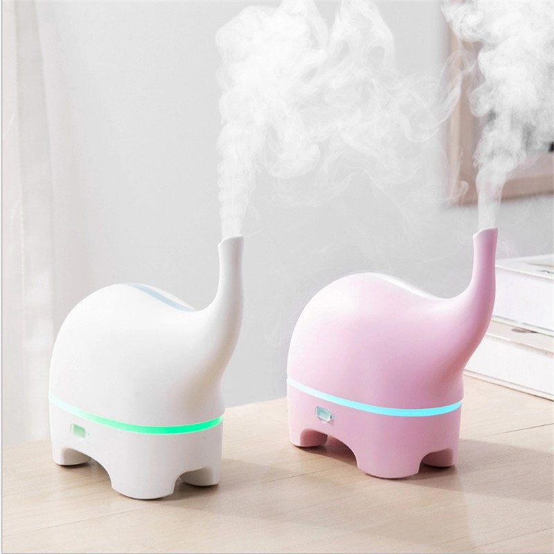 Mini Elephant USB Kids Ultrasonic Aroma  Essential Oil  Diffuser Humidifier