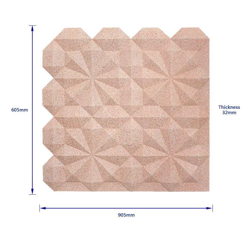 Geometric Pattern Wall Panel
