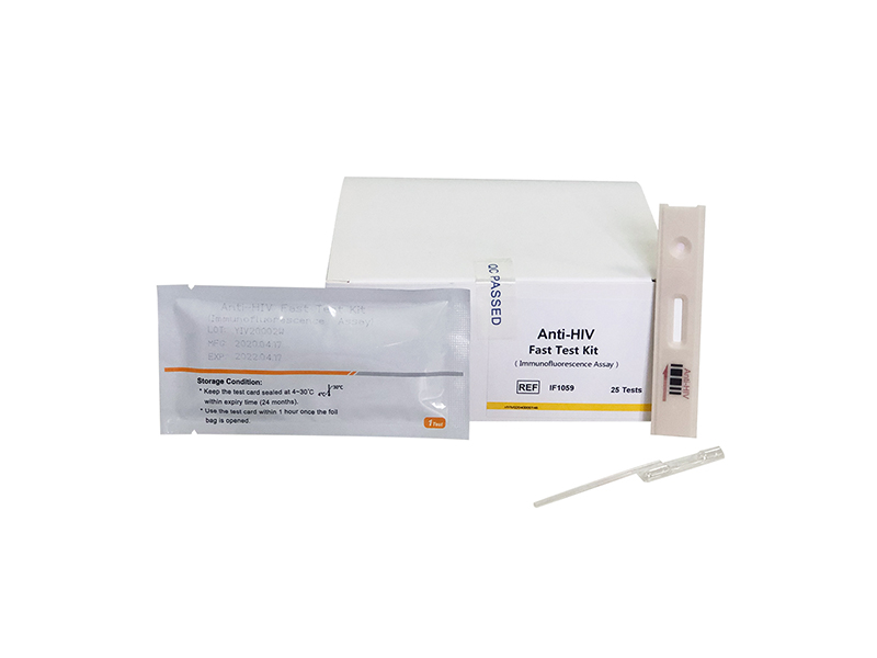 Anti-HIV Fast Test Kit (Immunofluorescence Assay)