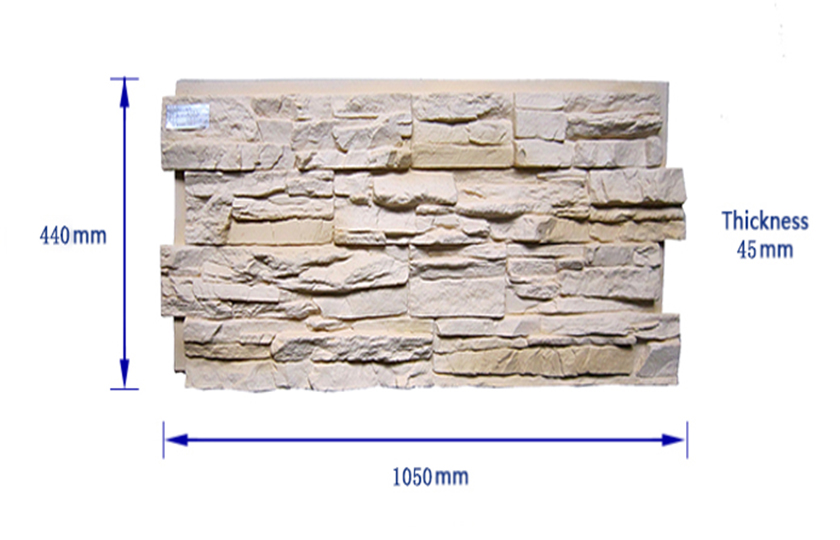 exterior faux stone panels