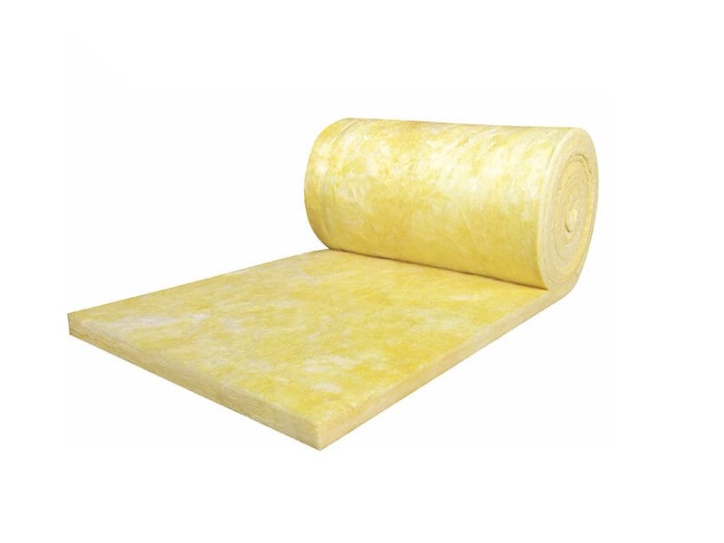 Glass wool for roof and wall insulation