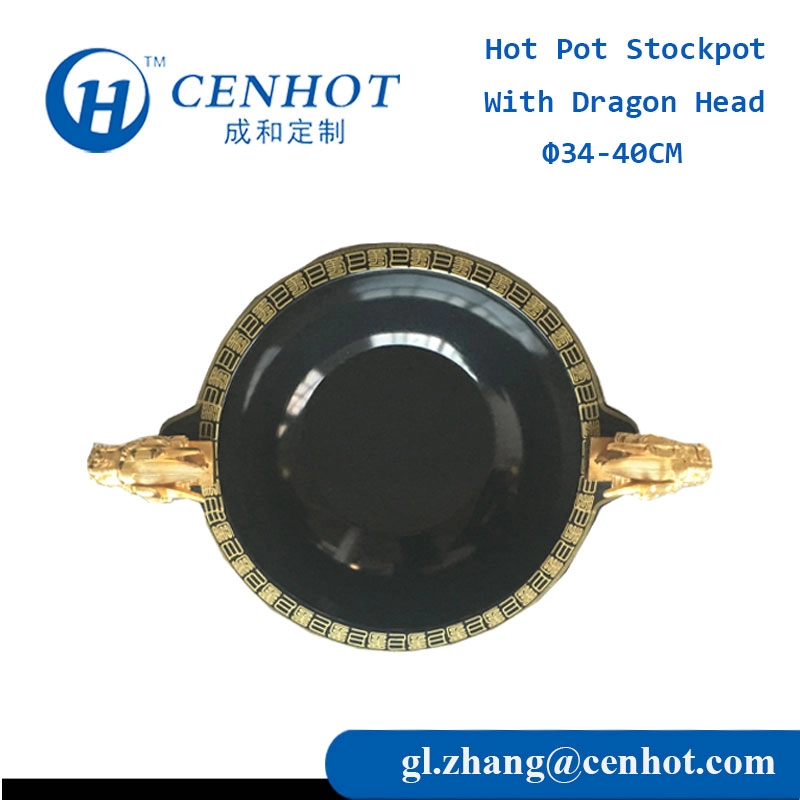 Enamel Dragon Head Hot Pot Stockpot Supply In China - CENHOT
