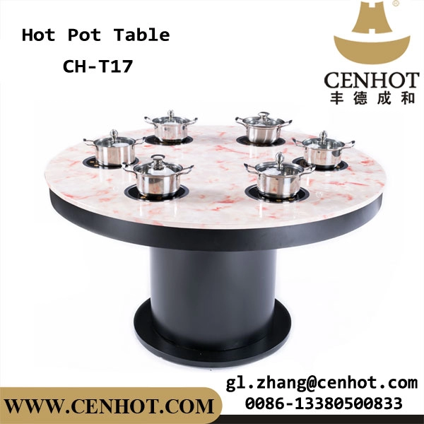 CENHOT Shabu Shabu Restaurant Tables Induction Cookers Built-in The Hotpot Tables
