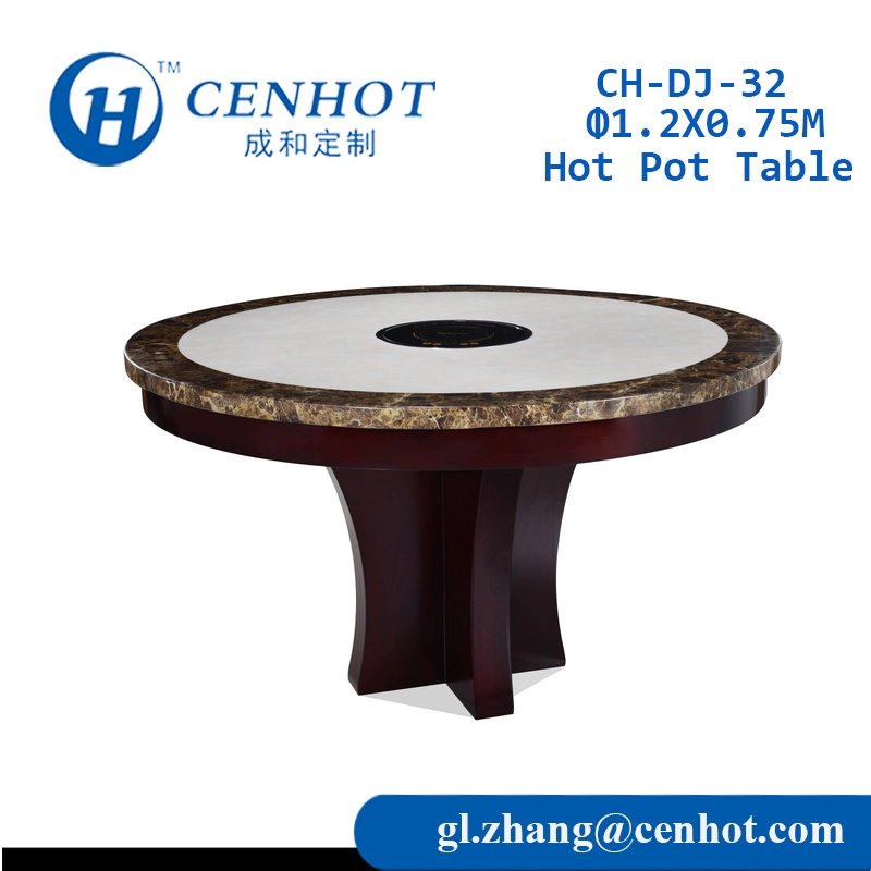 Top Quality Round Hot Pot Table Manufacturers China - CENHOT