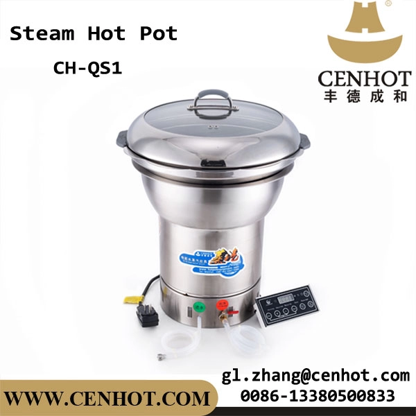 CENHOT Stainless Steel Intelligent Steam Hot Pot For Restaurant