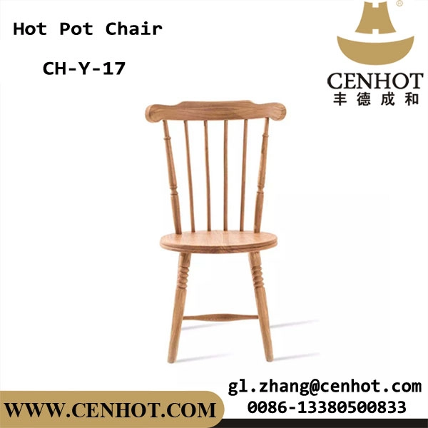 CENHOT Commercial Restaurant Wood Chairs For Hotpot or Barbecue