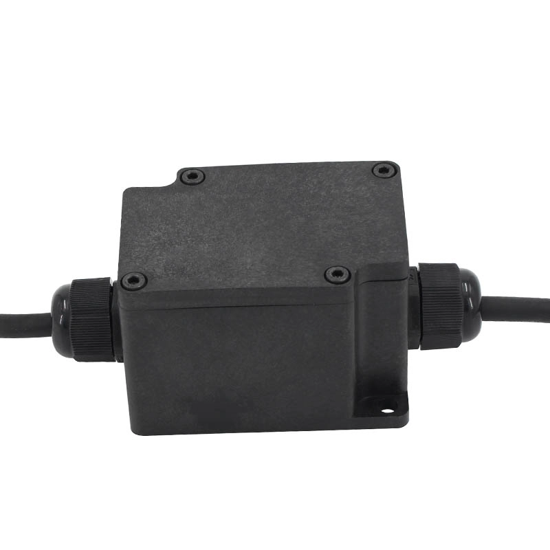 IP68 Waterproof Plastic ABS Black Junction Box for Lighting Project