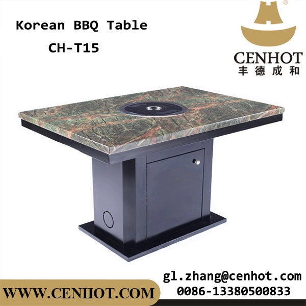 CENHOT Hot Selling Restaurant Korean BBQ Table With Grill