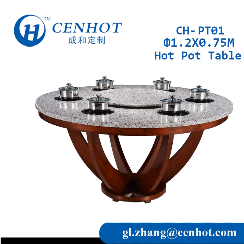 Wholesale Hot Pot Restaurant Dining Tables OEM/ODM - CENHOT