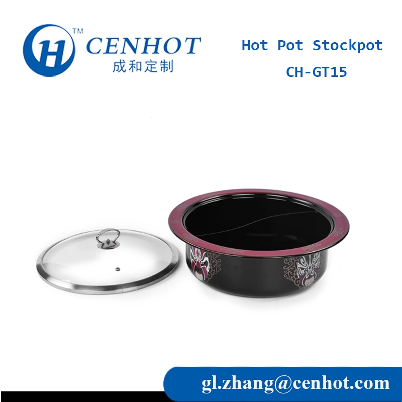 Chinese Hot Pot Cookware With Divider Manufacturers