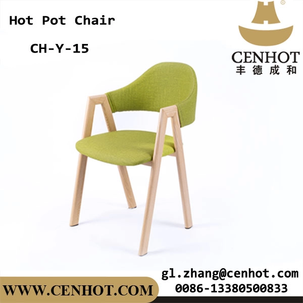 CENHOT Green Hot Pot Restaurant Dining Chairs For Sale