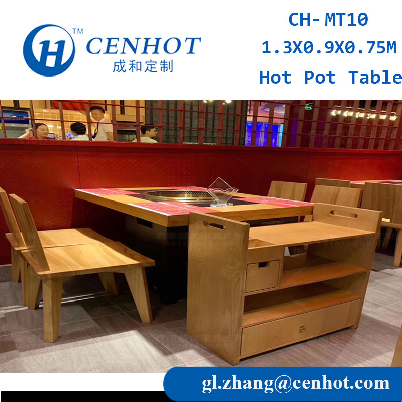 Like Haidilao Restaurant Commercial Hot Pot Tables And Chairs Furniture China CH-MT10 - CENHOT