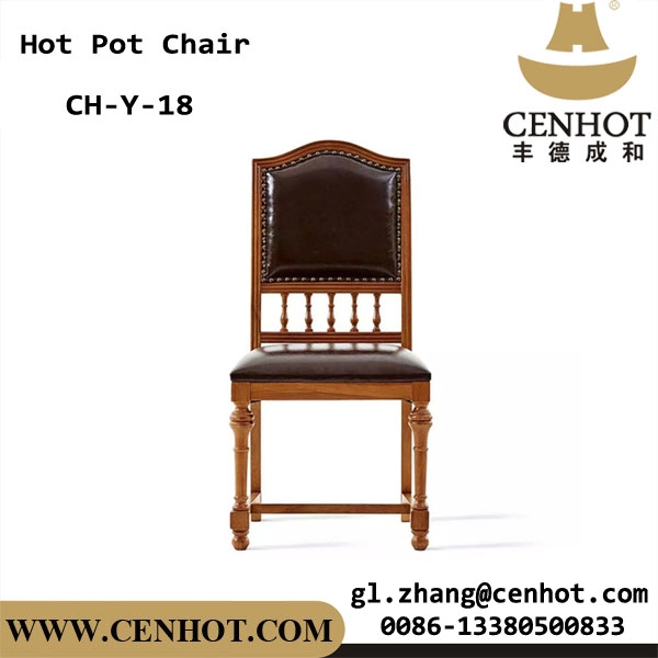 CENHOT High Quality Wood Hot Pot Restaurant Chairs For Sale