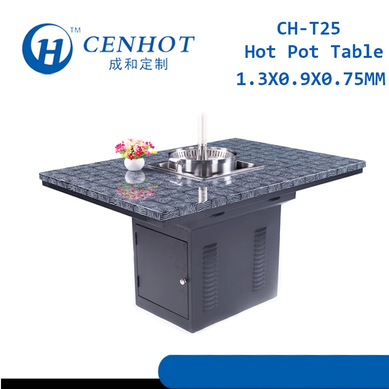 Square Hotpot Table Manufacturers China - CENHOT