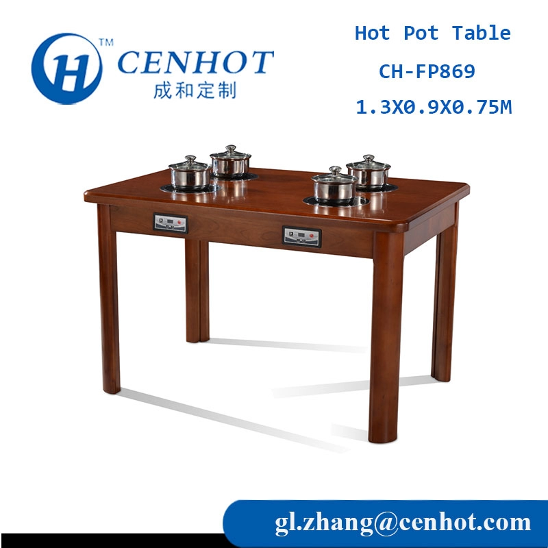 Wooden Hotpot Tables,Square Hot Pot Table Manufacturers - CENHOT