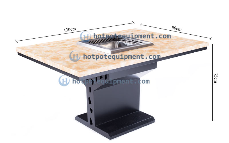 Commercial Hot Pot Tables For Restaurant For Sale China Suppliers size - CENHOT