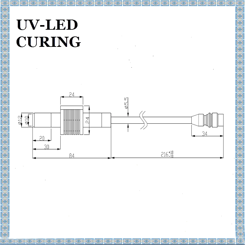 High Intensity UV LED Spot Type UV Curing System