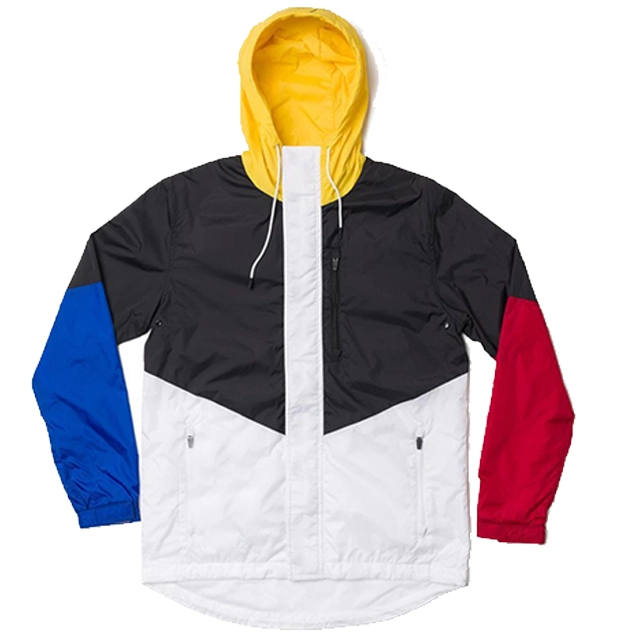 Custom hooded nylon waterproof windbreakers outdoor hiking tactical jackets