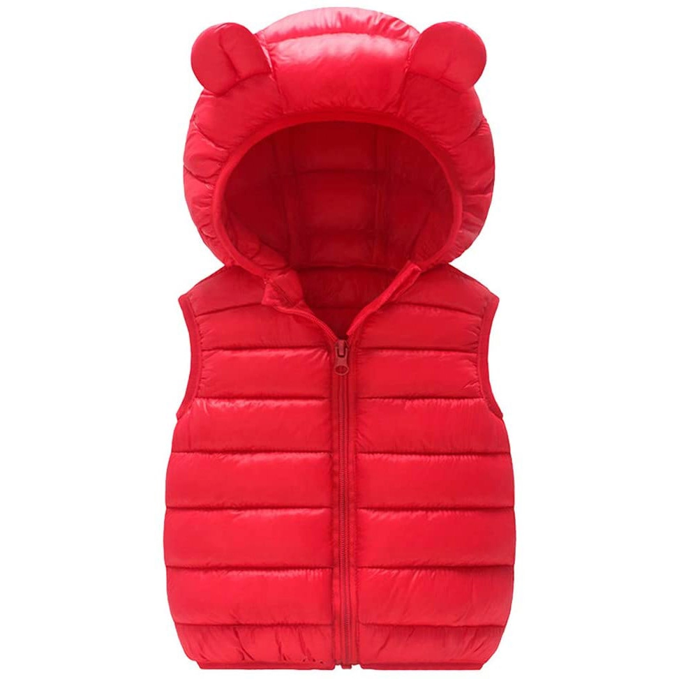 Toddler Baby Puffer Vest Winter Warm Cotton Padded Down Jacket