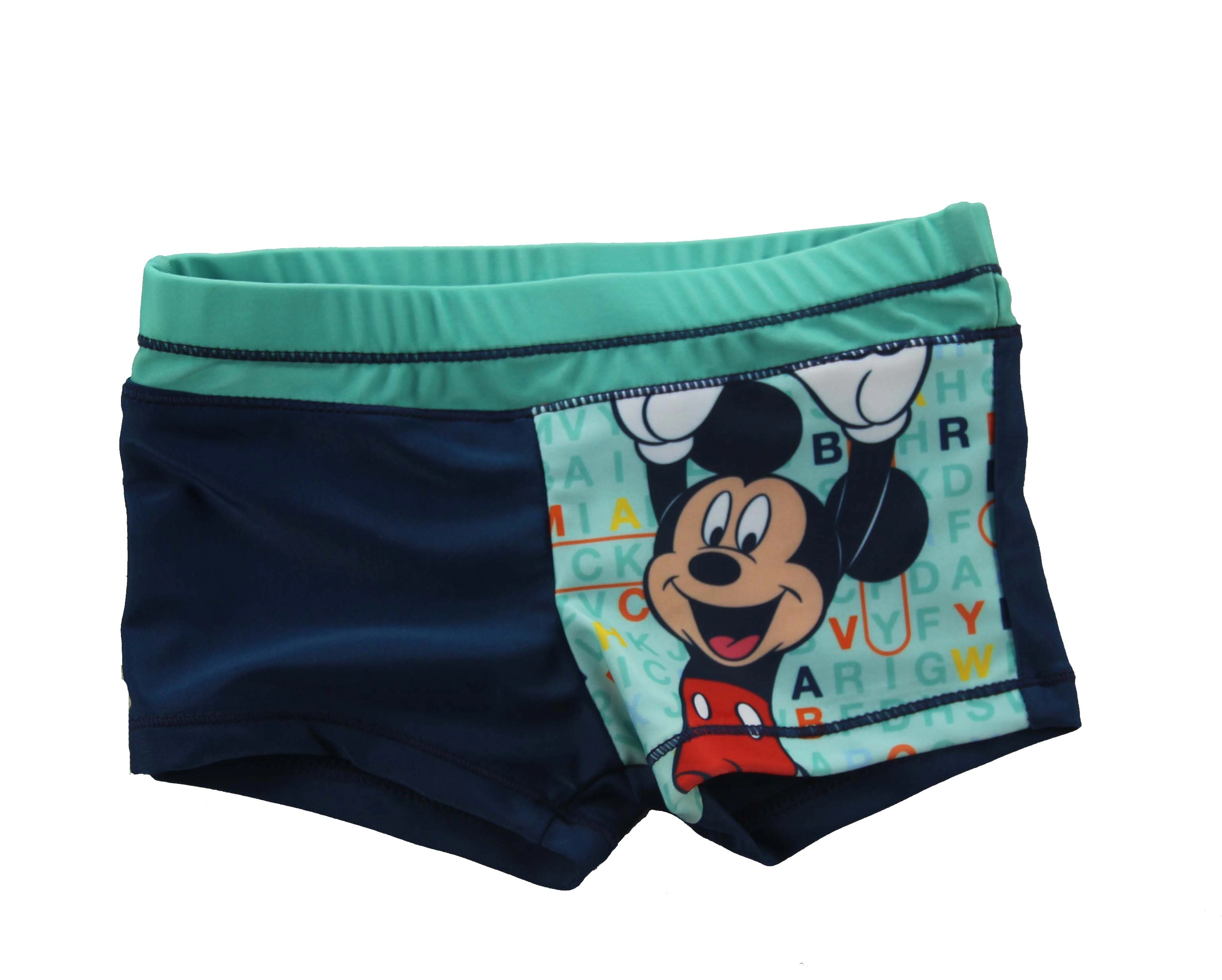 Mickey Mouse Blue & Green Boys Short Suits