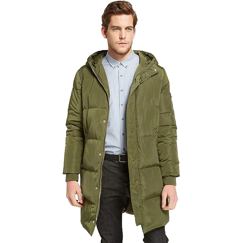 Men's Thickened Long Down Jacket Winter Warm Down Coat