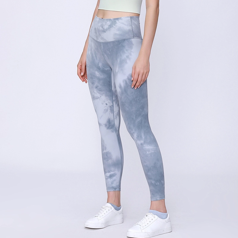 Compression Butt Lifting Tie Dye Brushed Yoga Pants