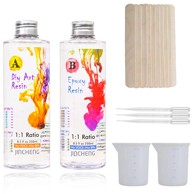 Epoxy Resin Crystal Clear kit for Art Crafts Jewelry