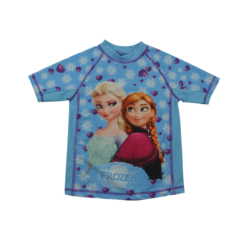 Disney's Frozen Girls Rash Guard Shirts