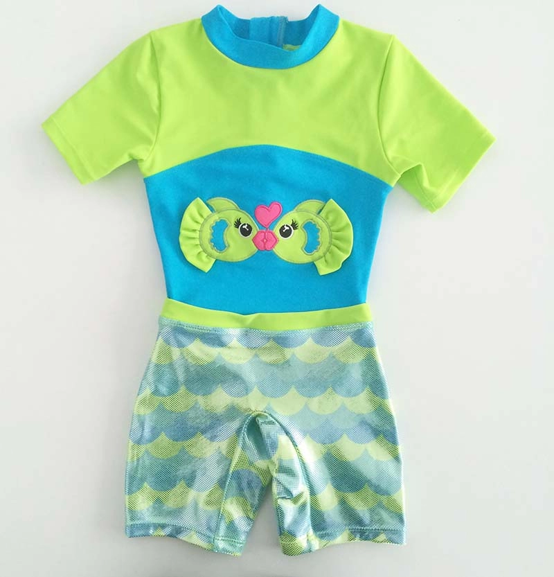 Wholesale Custom Baby Girl One Piece Rashguard Swimwear