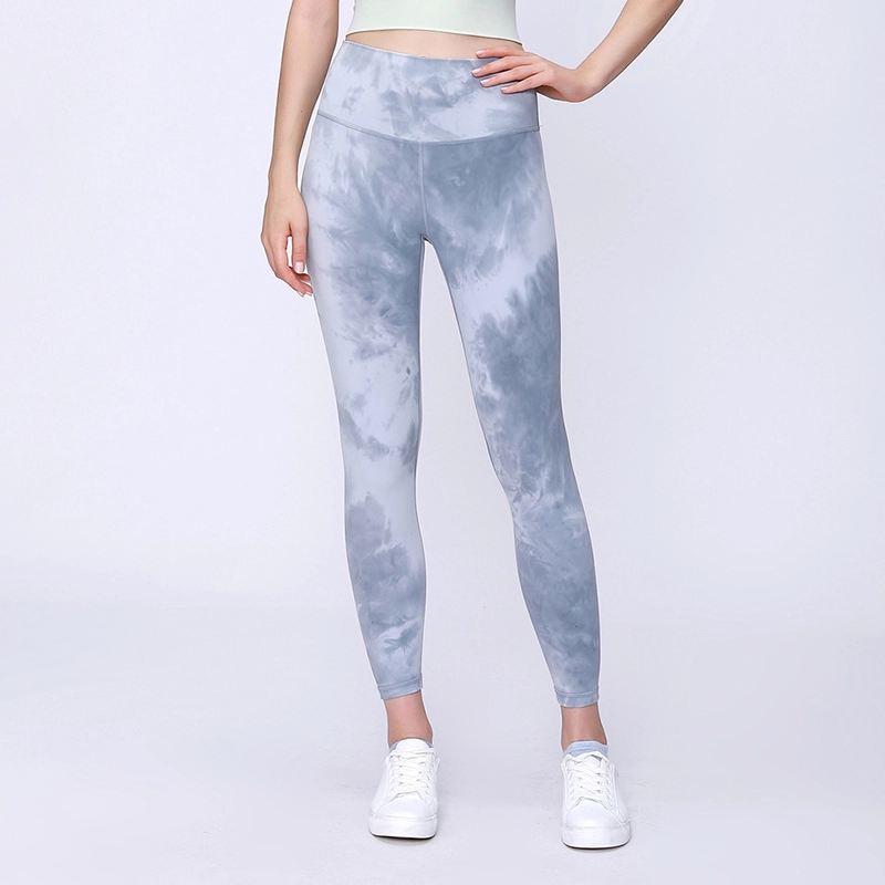 Compression Butt Lifting Tie Dye Brushed Yoga Pants
