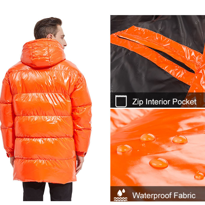 Insulated Hooded Winter Puffer Coat 