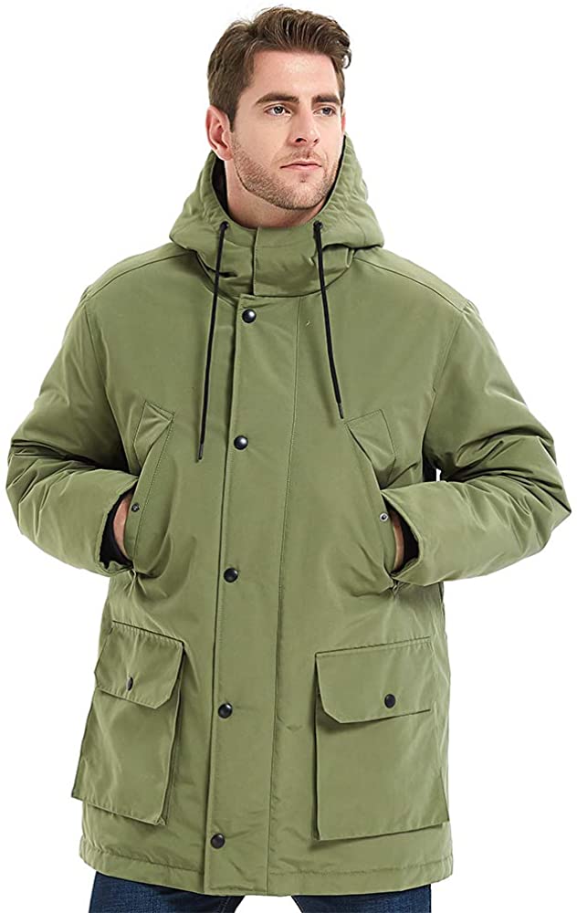 army green Relaxed Fit Coat
