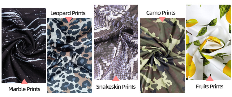 custom various trendy printing patterns 