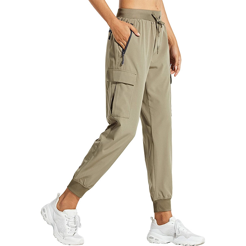 Women's Cargo Joggers Lightweight Quick Dry Hiking Pants Athletic Workout Lounge Casual Outdoor