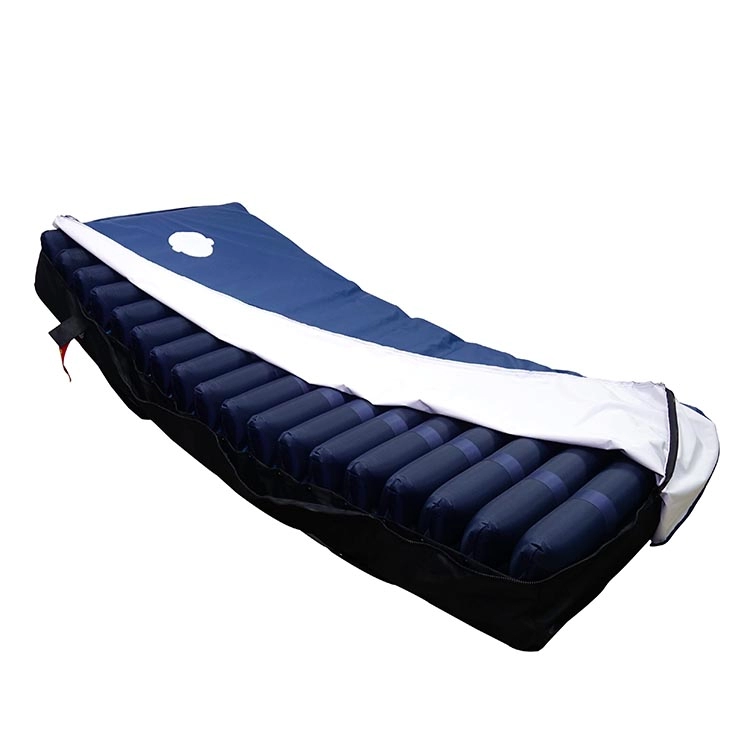 Anti decubitus health care tubular hospital bed air mattress with pump