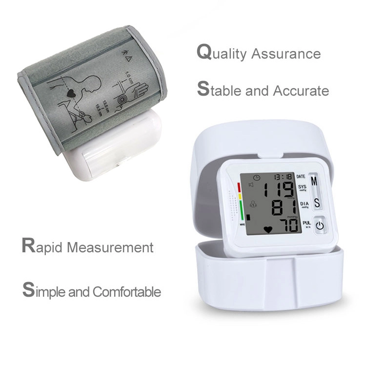 Wrist digital blood pressure monitor sphygmomanometer