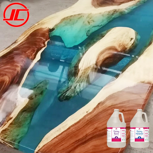 deep pour crystal clear stone coat epoxy resin glue and hardener gallons set price for boat stone coat epoxy resin wood table casting
